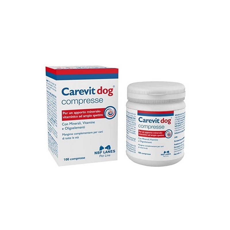 CAREVIT CANE 100 COMPRESSE