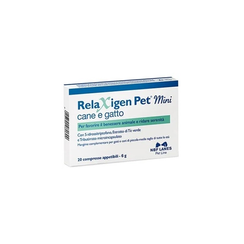 RELAXIGEN PET MINI CANE E GATTI 20 COMPRESSE