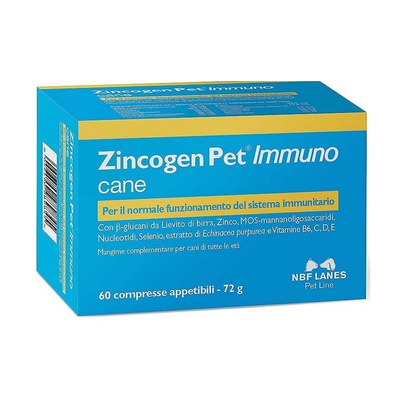 ZINCOGEN PET IMMUNO 60 COMPRESSE