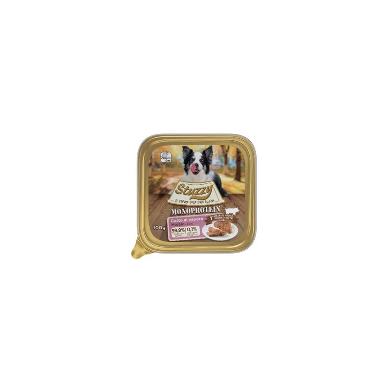 STUZZY DOG VASCHETTA GR. 100 MONOPROTEIN MAIALE 