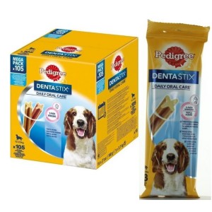 PEDIGREE DENTASTIX MEDIUM MULTIPACK 105 PEZZI