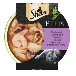 SHEBA FILETS GR. 60 POLLO GAMBERETTI
