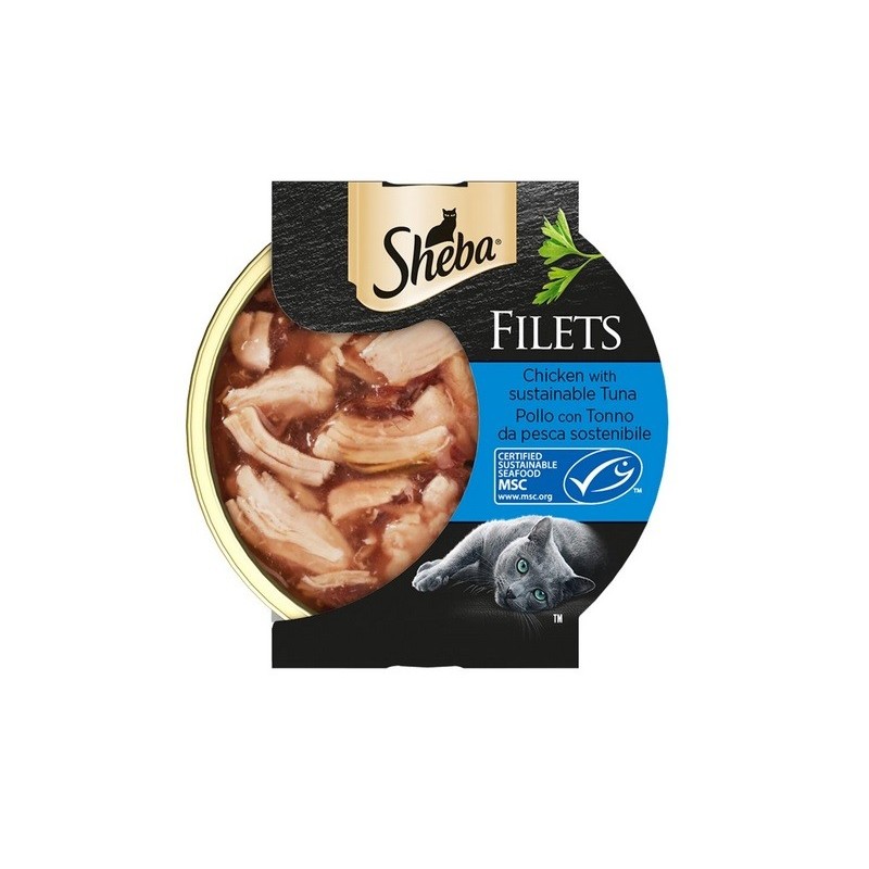 SHEBA FILETS GR. 60 POLLO TONNO