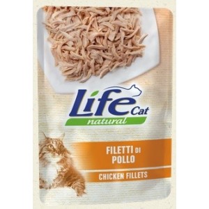 LIFE CAT BUSTA GR. 70 FILETTI DI POLLO 