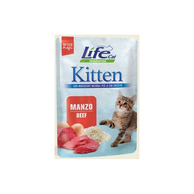 LIFE CAT BUSTA GR. 70 KITTEN MANZO