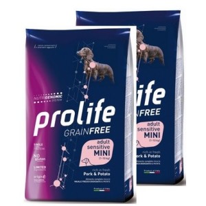 PROLIFE GRAIN FREE PORK & POTATO MINI ADULT 7 KG *acquisto minimo 2 sacchi*prezzo riferito alla singola confezione*