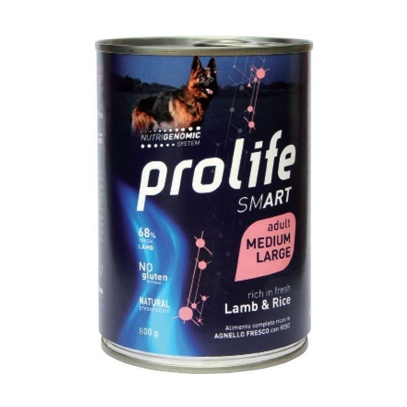 PROLIFE DOG ADULT MEDIUM/ LARGE LAMB&RICE GR. 800
