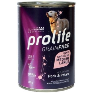 PROLIFE DOG SENSITIV ADULT MEDIUM/ LARGE PORK&POTATO GR. 800