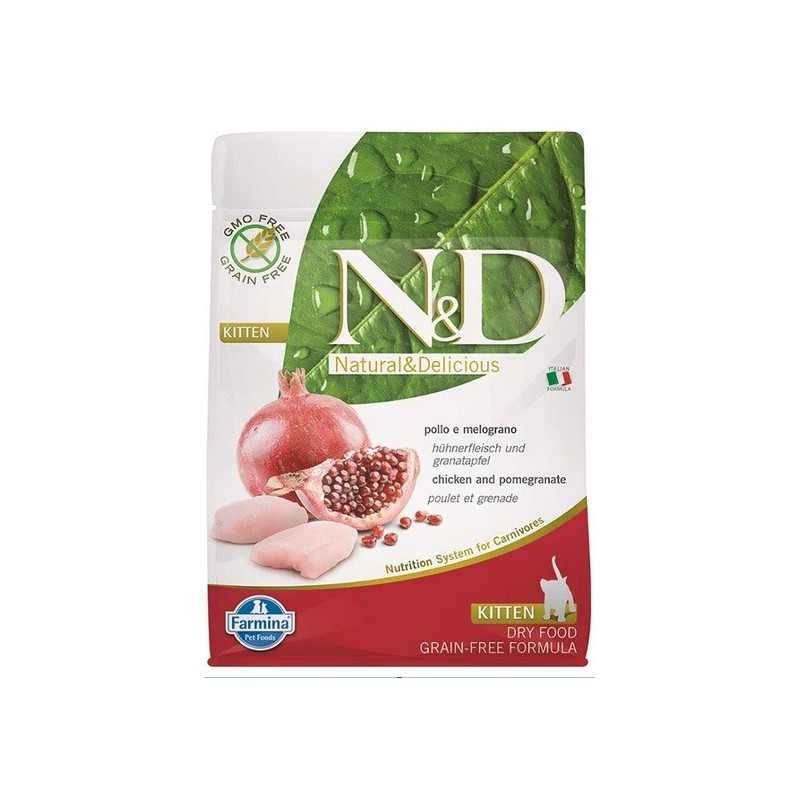 FARMINA N&D PRIME KITTEN POLLO & MELOGRANO KG. 5