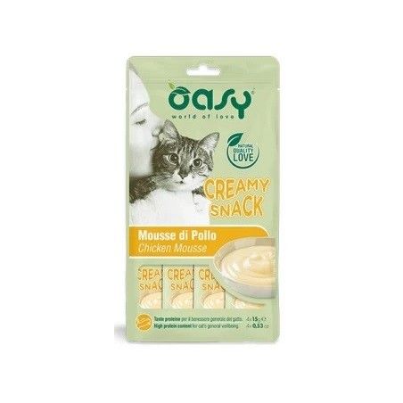 OASY CREAM SNACK POLLO 4X15 ML