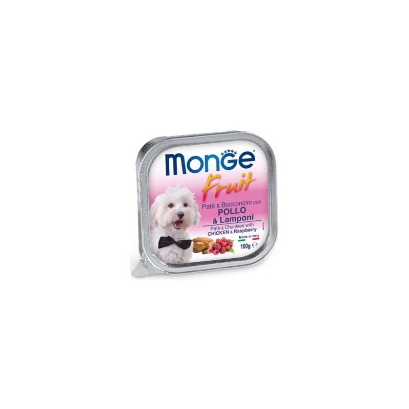 MONGE FRESH FRUIT GR. 100 POLLO E LAMPONI