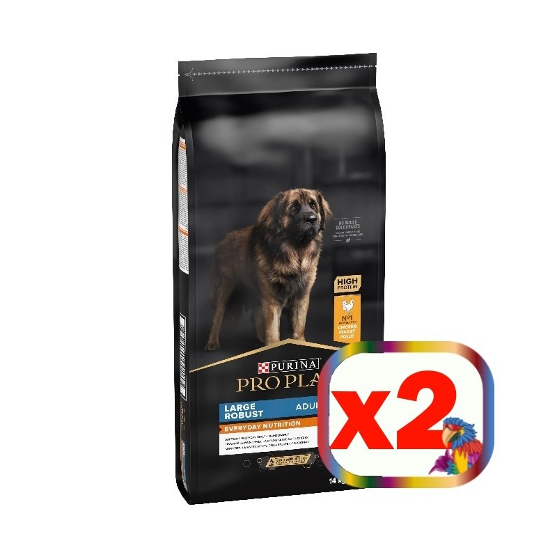 PURINA PRO PLAN ADULT LARGE ROBUST OPTIBALANCE POLLO E RISO 14 kg **acquisto minimo 2 sacchi*prezzo riferito alla singola confez