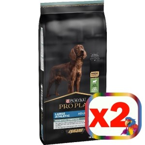 PURINA PRO PLAN LARGE ATHLETIC ADULT OPTIDIGEST SENSITIVE AGNELLO 14 KG *acquisto minimo 2 sacchi*prezzo riferito alla singola c
