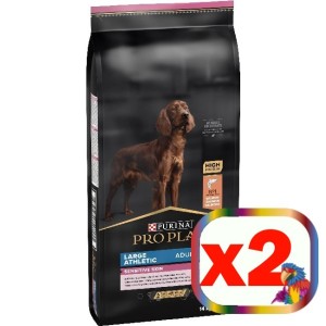 PURINA PRO PLAN LARGE ATHLETIC SENSITIVE ADULT OPTIDERMA SALMONE 14 KG **acquisto minimo 2 sacchi*prezzo riferito alla singola c