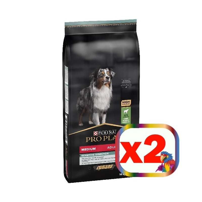 PURINA PRO PLAN DOG OPTIDIGEST ADULT MEDIUM 14 KG*acquisto minimo 2 sacchi*prezzo riferito alla singola confezione*