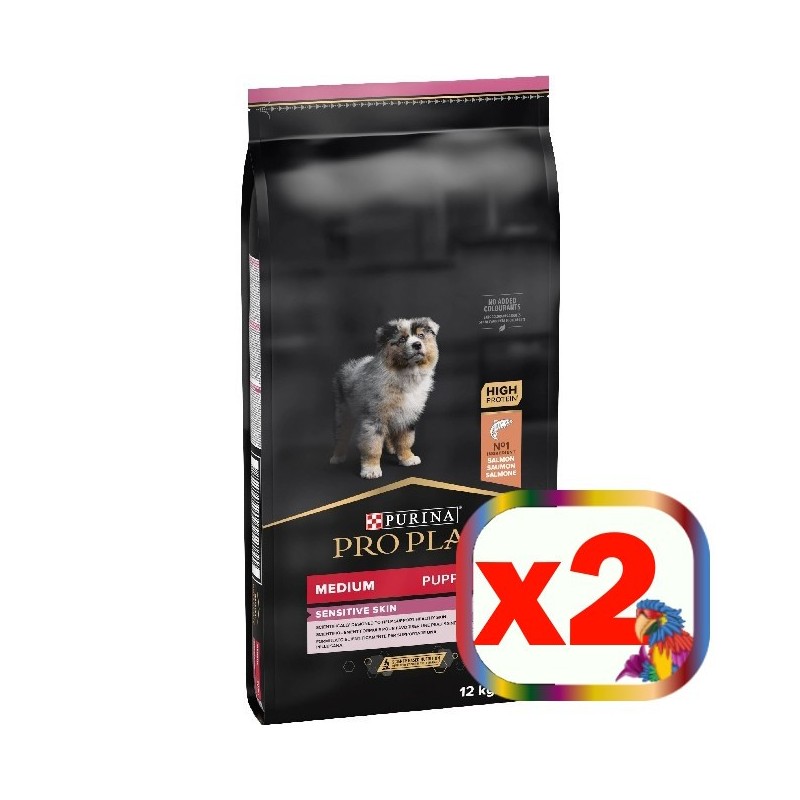 PURINA PRO PLAN MEDIUM PUPPY OPTIDERMA SALMONE 12 KG *acquisto minimo 2 sacchi*prezzo riferito alla singola confezione*