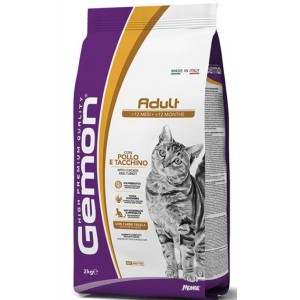 MONGE GEMON CAT ADULT POLLO TACCHINO KG. 2