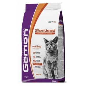 MONGE GEMON CAT STERILIZZATO TACCHINO KG. 2