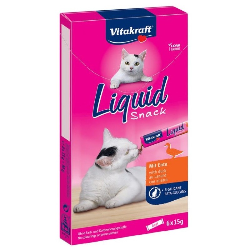 VITAKRAFT CAT LIQUID SNACK ANATRA