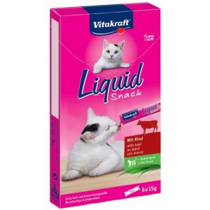 VITAKRAFT CAT LIQUID SNACK MANZO