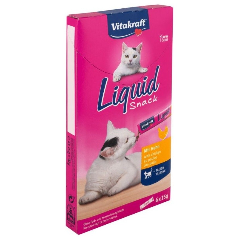 VITAKRAFT CAT LIQUID SNACK POLLO