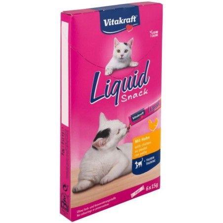 VITAKRAFT CAT LIQUID SNACK POLLO