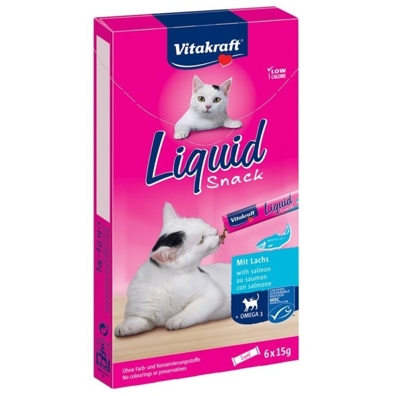 VITAKRAFT CAT LIQUID SNACK SALMONE