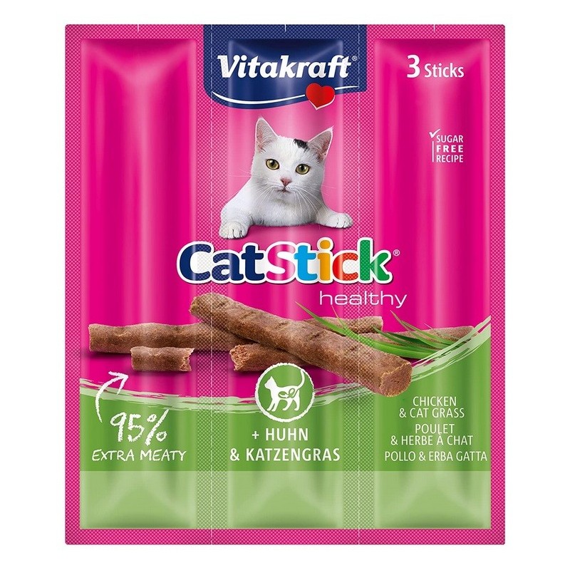 VITAKRAFT CAT STICK POLLO E ERBA GATTA