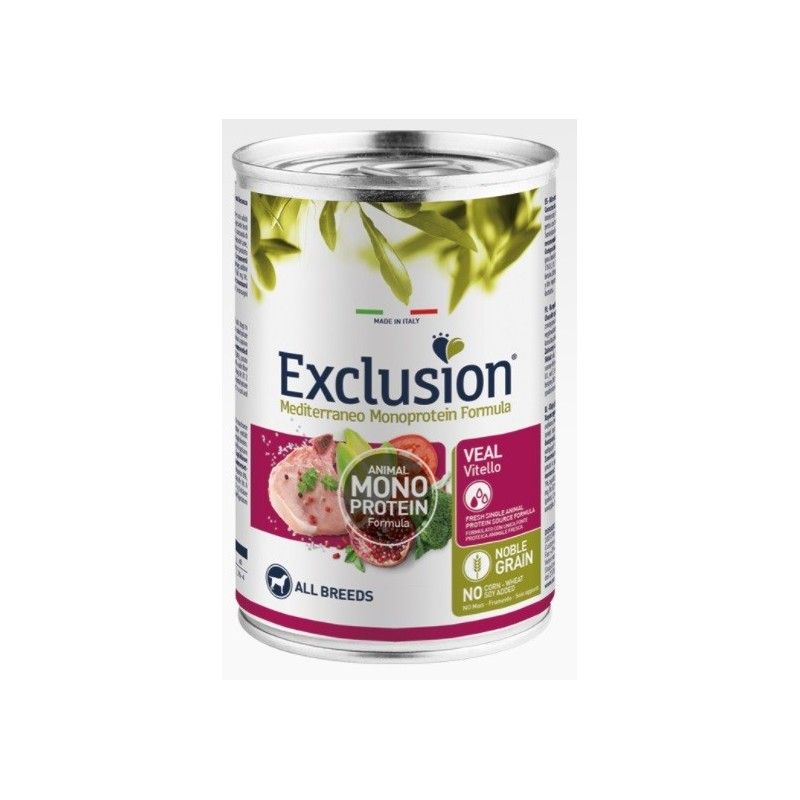 EXCLUSION NOBLE GRAIN ADULT VEAL ALL BREEDS GR. 400