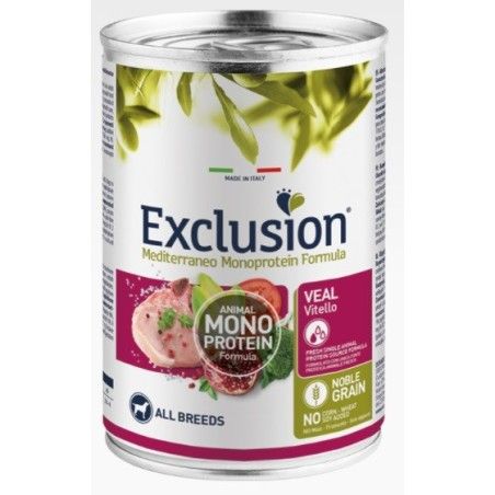 EXCLUSION NOBLE GRAIN ADULT VEAL ALL BREEDS GR. 400
