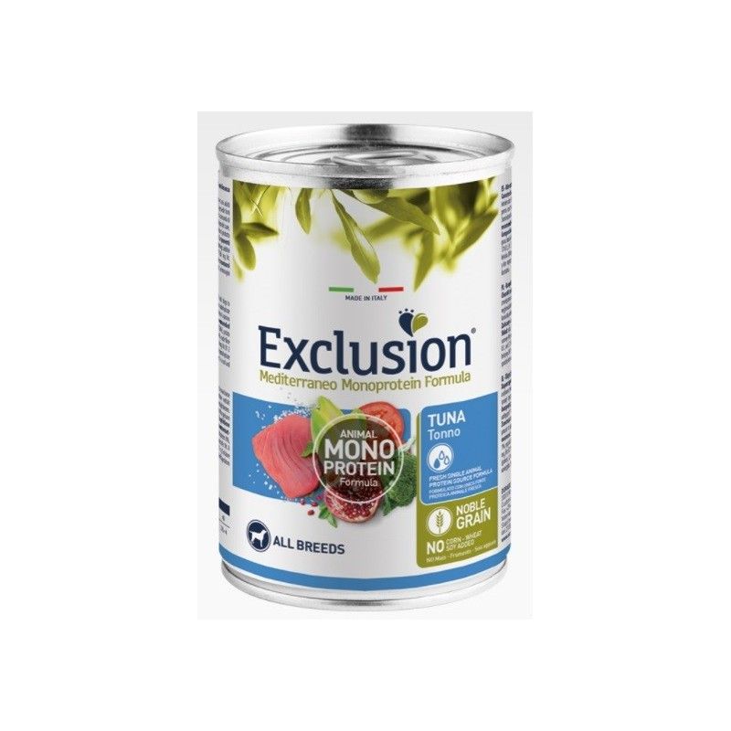 EXCLUSION NOBLE GRAIN ADULT TUNA ALL BREEDS GR. 400
