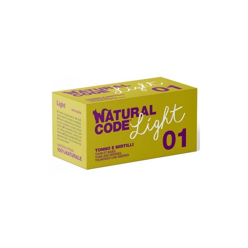 NATURALCODE LIGHT -01 TONNO E MIRTILLI X 4 PZ.