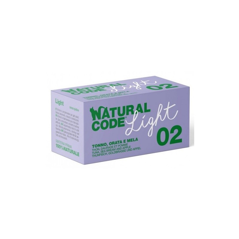 NATURALCODE LIGHT -02 TONNO ORATA MELA X 4 PZ.