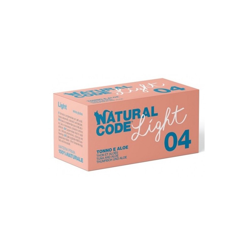 NATURALCODE LIGHT -04 TONNO E ALOE X 4 PZ.