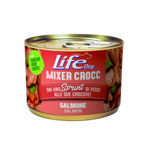 LIFE DOG MIXER CROCC 150GR SALMONE