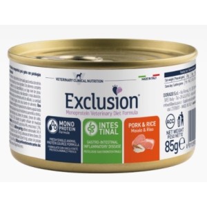 EXCLUSION DIET INTESTINAL CAT PORK AND RICE GR. 85