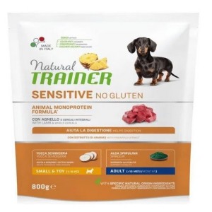 TRAINER SENSITIVE NO GLUTEN MINI ADULT AGNELLO GR. 800