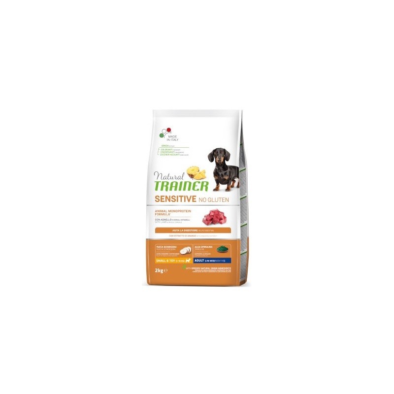 TRAINER SENSITIVE NO GLUTEN MINI ADULT AGNELLO KG. 2