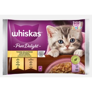 WHISKAS BUSTA PURE DELIGHT JUNIOR 4X85 GR