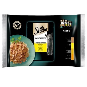 SHEBA BUSTA DELICATEZZE in gelatina DELICATA 4X85 GR