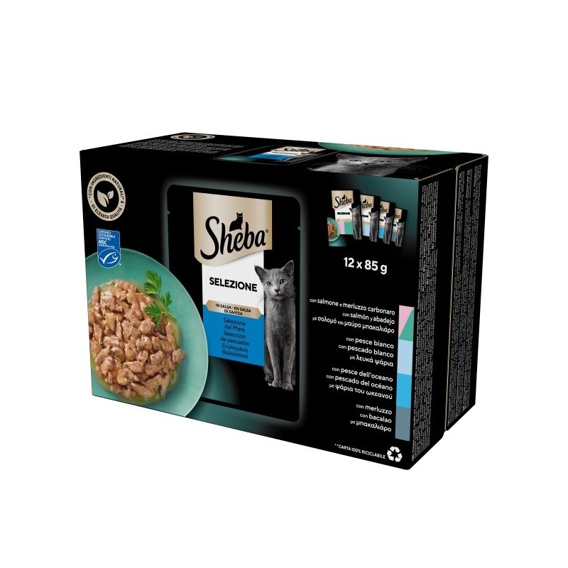 SHEBA BUSTA SELEZIONE DEL MARE 12X85 GR