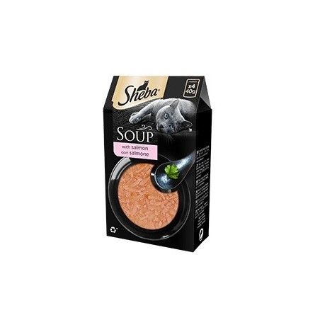 SHEBA SOUP SALMONE 4X40 GR