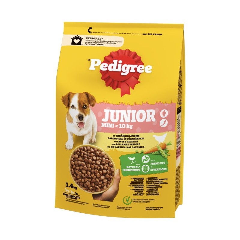 PEDIGREE MINI JUNIOR KG 1,4 POLLAME E RISO