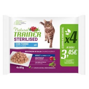 TRAINER BUSTA GR 85 STERILIZZATO TONNO X4 PEZZI