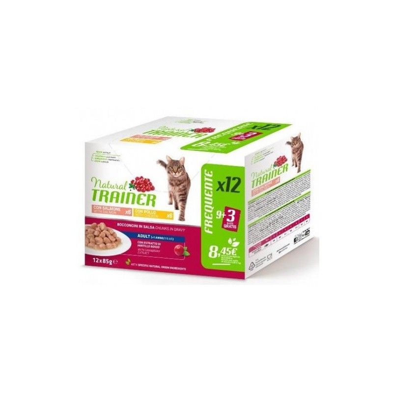 TRAINER BUSTA GR 85 ADULT MULTIPACK 12X85 GR POLLO SALMONE