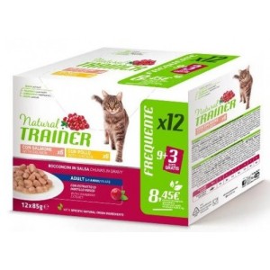 TRAINER BUSTA GR 85 ADULT MULTIPACK 12X85 GR POLLO SALMONE