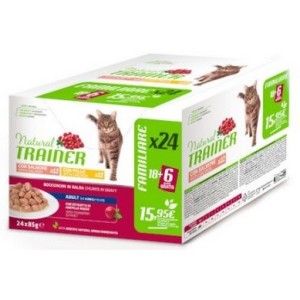 TRAINER BUSTA GR 85 ADULT MULTIPACK 24X85 GR POLLO SALMONE