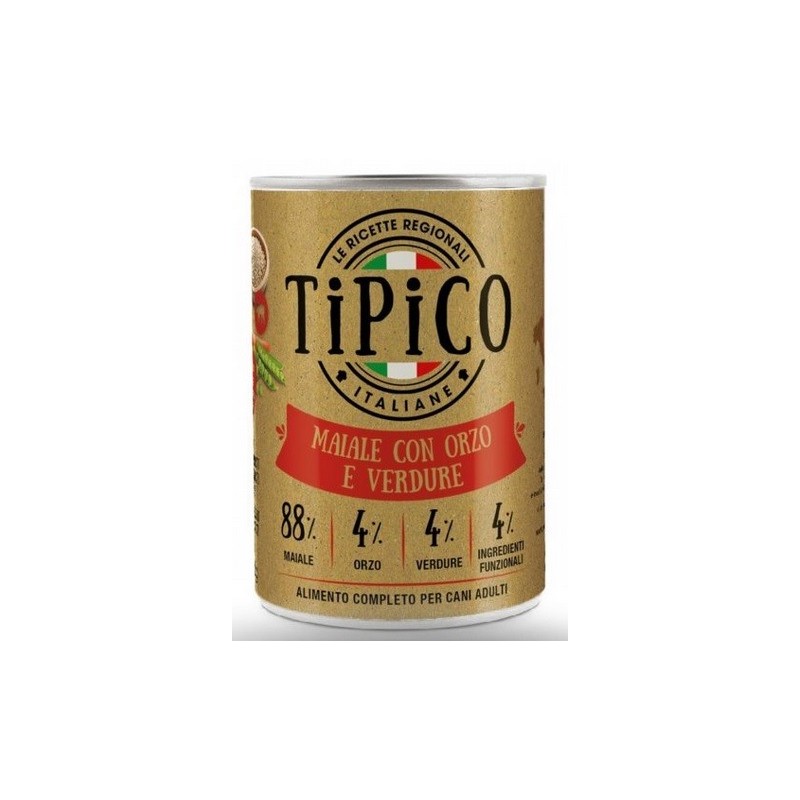 TIPICO GR 400 MAIALE ORZO VERDURE