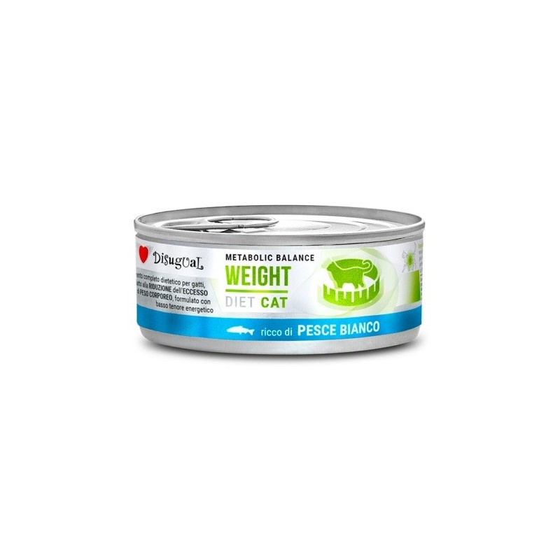 DISUGUAL DIET CAT WEIGHT GR 85 PESCE BIANCO