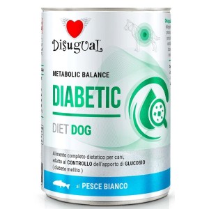 DISUGUAL DIET DOG DIABETIC PESCE BIANCO GR 400